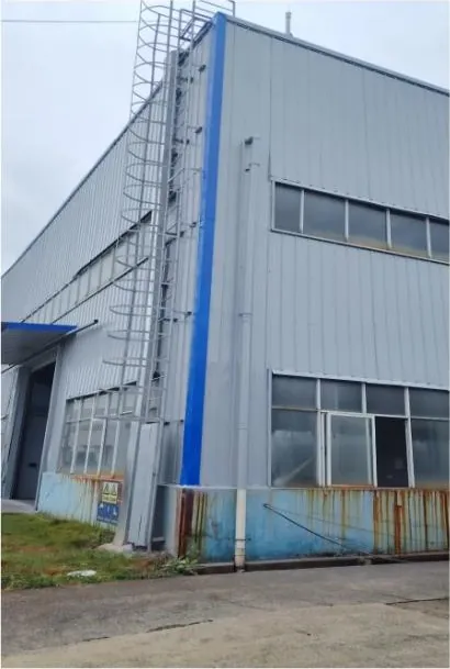 富士长林电梯厂房翻新：完工侧立面